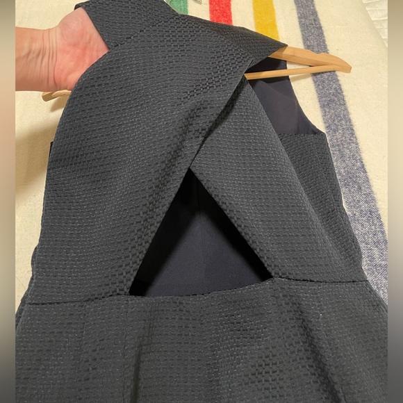 Navy Blue Club Monaco Cross Back Party Dress - Picture 7 of 12